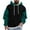 Light Green, variant on Bibifish Mens Hoodies Color Block Drawstring Hooded Sweatshirts With Plaid Pattern Fall Winter Warm Fleece Lightweight Pullover Tops