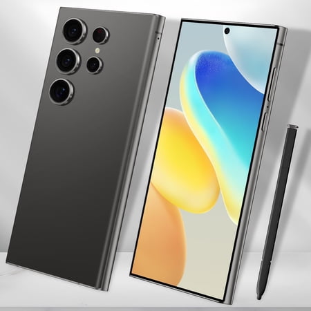 C24 Ultra 5G Smartphone 4+128GB Unlocked Phone,48+108MP Zoom Camera,6800mAh 6.8" HD Screen Unlocked Cell PhoneAndroid 13.0,Face ID/Fingerprint Lock/GPS Phone,Built-in Pen