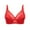 Red, variant on POIUYTR Lace Bras for Women Plus Size Comfort Full Coverage Underwire Bras Soft Breathable Push Up Lightly Everyday Bra for Full Figure 2024