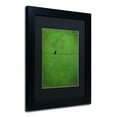 thumbnail image 3 of Trademark Fine Art "Lone Bird Green" Canvas Art by Nicole Dietz Black Matte, Black Frame, 3 of 5