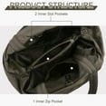 thumbnail image 4 of LHSHID Nylon Hobo Bag 2.0 Crossbody Bag for Women Large Capacity Gym Bag Work Bag Nylon Tote Handbag Sports, 4 of 6