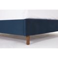thumbnail image 5 of Peyton Upholstered Queen Bed / 54" High Headboard / Traditional Hand Buttoned Tufting / Nailhead Trim Wingback / No Box Spring Needed / Easy Assembly / Blue Velvet, 5 of 10