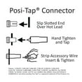 PosiTap Assortment Pack Easy Install, Reusable Wire Connectors 1022