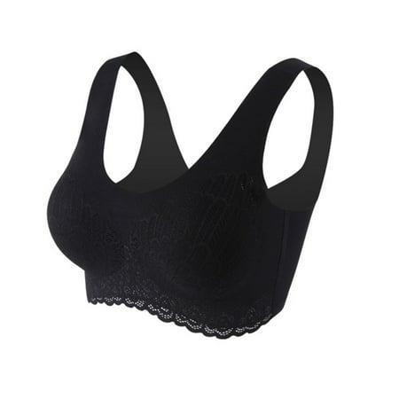 

Women s Wireless Gathered Sports Yoga Sleep Underwear