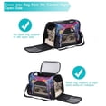 thumbnail image 5 of Jellyfish Sherpa Base Pet Bag XL 900D Oxford Cloth Travel Carrier with Nylon Webbing Dog Cat Crate Comfortable Approved Gray Fabric Carry Bag, 5 of 7