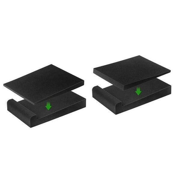 Studio Monitor Isolation Pads High Density monitor isolation base black Acoustic Foam For Most Speaker Stand Piano Room Sound Reinforcement Cushion