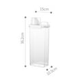 thumbnail image 3 of Cereal Storage Container Airtight 2.9L Easy Pouring Spout with Lid Food Storage, 3 of 3