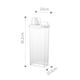 thumbnail image 3 of Contenedor de almacenamiento de cereales, barril de almacenamiento de alimentos, recipiente hermético para cereales de 2900ml, contenedor de, 3 of 3