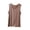 Khaki, variant on ZVNAΖH Women's Floral Print Undershirt Tank Top, Soft Sleeveless Crew Neck Loungewear & Layering Camisole, L-2XL