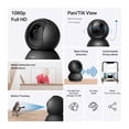 thumbnail image 2 of Tapo by TP-Link Cámara de seguridad panorámica/inclinable para monitor de bebé, cámara para mascotas con detección de movimiento, 1080P, audio bidireccional, visión nocturna, almacenamiento en la nube, 2 of 5