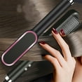 thumbnail image 3 of PanBiqintyy Hair Straightener Ceramic Hot Comb 2 in 1 Electric Straighten Hair Brush Negative Ion Fast Heating Styling Tool ﻿, 3 of 9