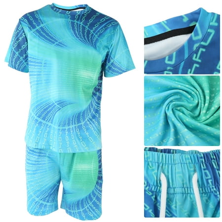 

OTVIAP Shirt Shorts Set Comfortable Fabric Clothes Set For Swimming For Kid