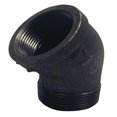thumbnail image 1 of Black Pipe Fitting, Street Elbow, 45-Degree, 1/4-In. 520-501HC, 1 of 3
