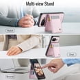 thumbnail image 6 of Decase for Google Pixel 9 Pro XL Wallet Case with Card Holder, Compatible with Mag-safe, RFID Blocking 2 in 1 Detachable Protective Phone Leather Cover with Kickstand for Women Men, Pink, 6 of 13