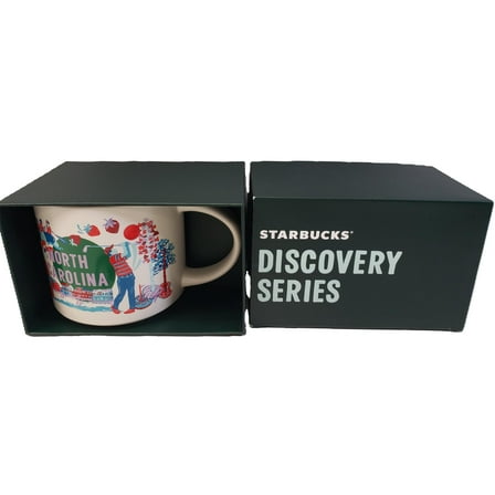 Starbucks North Carolina Discovery Series 14oz Coffee Mug with Box