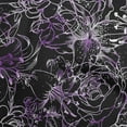 thumbnail image 1 of oneOone Tissu en Coton Violet Cambrique Floral pour Robe Tissu Imprimé au Mètre 42 Pouces de Large, 1 of 4