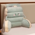thumbnail image 5 of Bed Backrest Pillow for Reading and Support in Bed with Armrests – Lumbar for Sofa Chair Floor and Dorm Ergonomic Comfort for Posture Soft Polyester Fill, 5 of 5