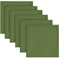 thumbnail image 3 of Coolnut Dark Green Solid Color Cloth Napkins Set of 1, Reusable Washable Polyester Dinner Table Napkins for Family, Weddings, Parties, Home Decor, 20 x 20 Inch Washcloth Gift, 3 of 7
