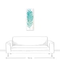 thumbnail image 3 of Creative Products Turquoise Watercolor Fern Leaf 12 x 36 Canvas Wall Art, 3 of 5