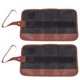 thumbnail image 1 of 2pcs lienzo lápiz bolsas rodantes práctico dibujo lápiz organizador de almacenamiento bolsa, 1 of 5