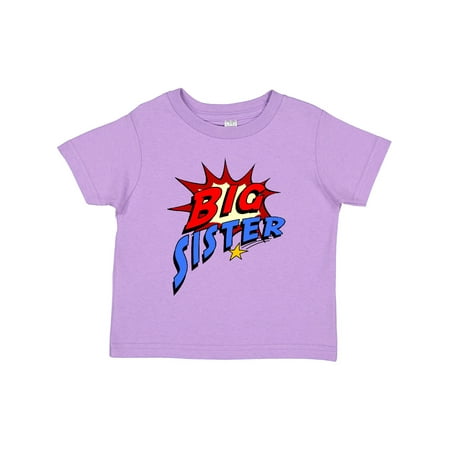 

Inktastic Big Sister Superhero Gift Toddler Toddler Girl T-Shirt
