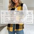 thumbnail image 4 of Yutgune Women's Plaid Sherpa Vest Open Front Sleeveless Fleece Jacket with Pockets Casual Fall Winter Outerwear, 4 of 10