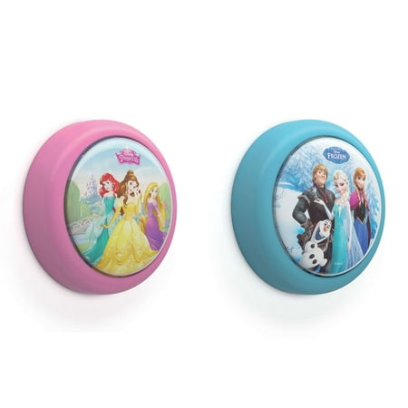 - Philips Disney Princess and Disney Frozen Battery-Powered LED Push Night Light