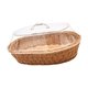 thumbnail image 4 of Cesta de mimbre para frutas, cesta de pan tejida de imitación de ratán, organizador de almacenamiento para despensa 35cmx45cm, 4 of 9