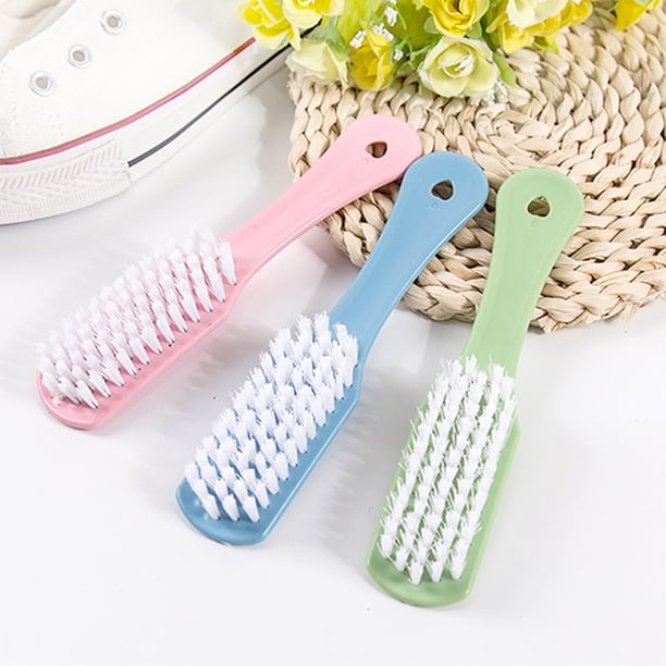 Cepillo de Acero Inoxidable para Fregar Ollas con Mango de Madera | Cepillo de Cocina Resistente para Ollas y Sartenes | Mango Largo para Colgar | Herramienta de Limpieza Azul/Verde (Paquete de 1)