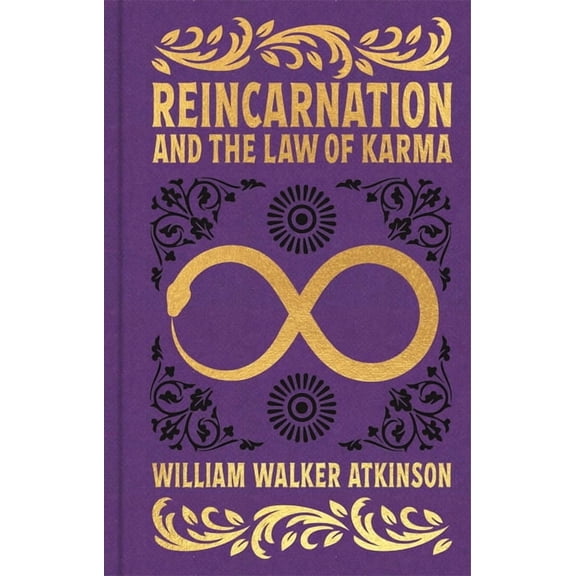 Arcturus Ornate Classics Reincarnation and the Law of Karma: Gilded Pocket Edition, (Hardcover)