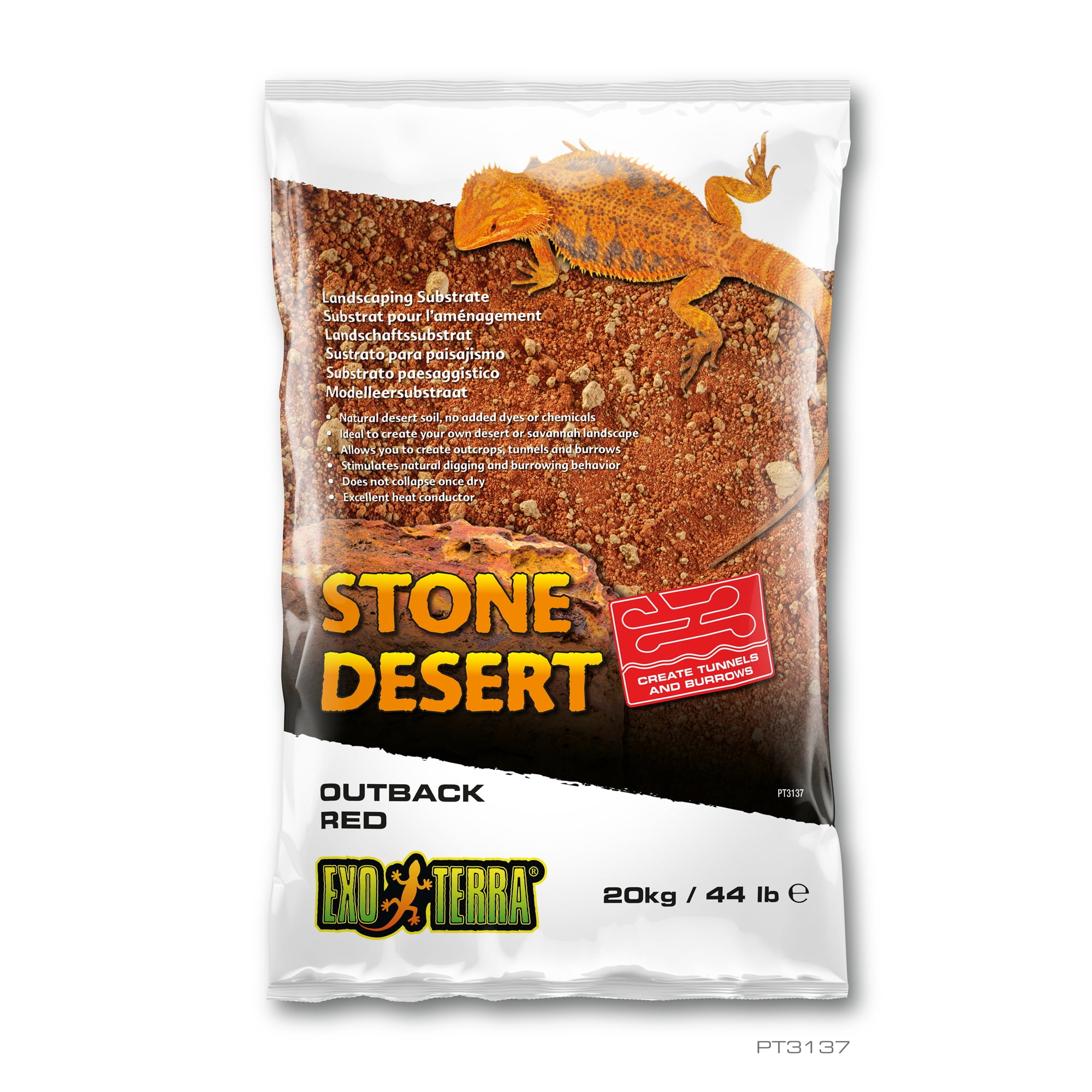 Exo Terra Stone Desert Landscaping Substrate (Outback Red 44 lbs