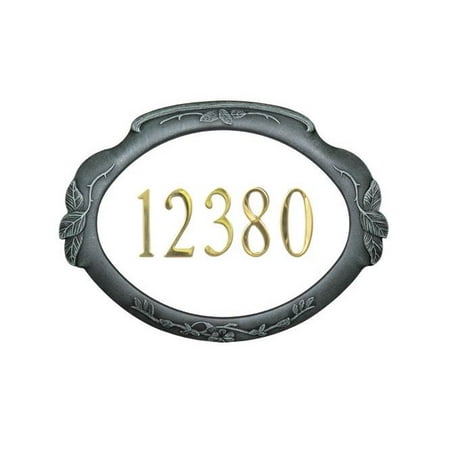 - Floral Address Plaque (Copper)