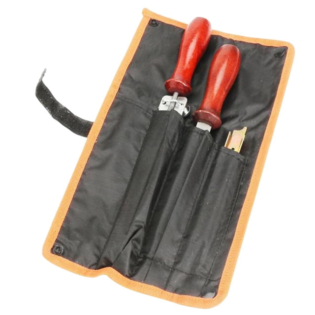 5 piezas/juego Kit de limado para afilar motosierras Lima de 5,2 mm apta para cadena Pro de 3/8