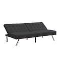 thumbnail image 6 of GZXS Convertible Sofa Bed, 68.1" W x 32.9" D x 32.3" H, Black, 6 of 9