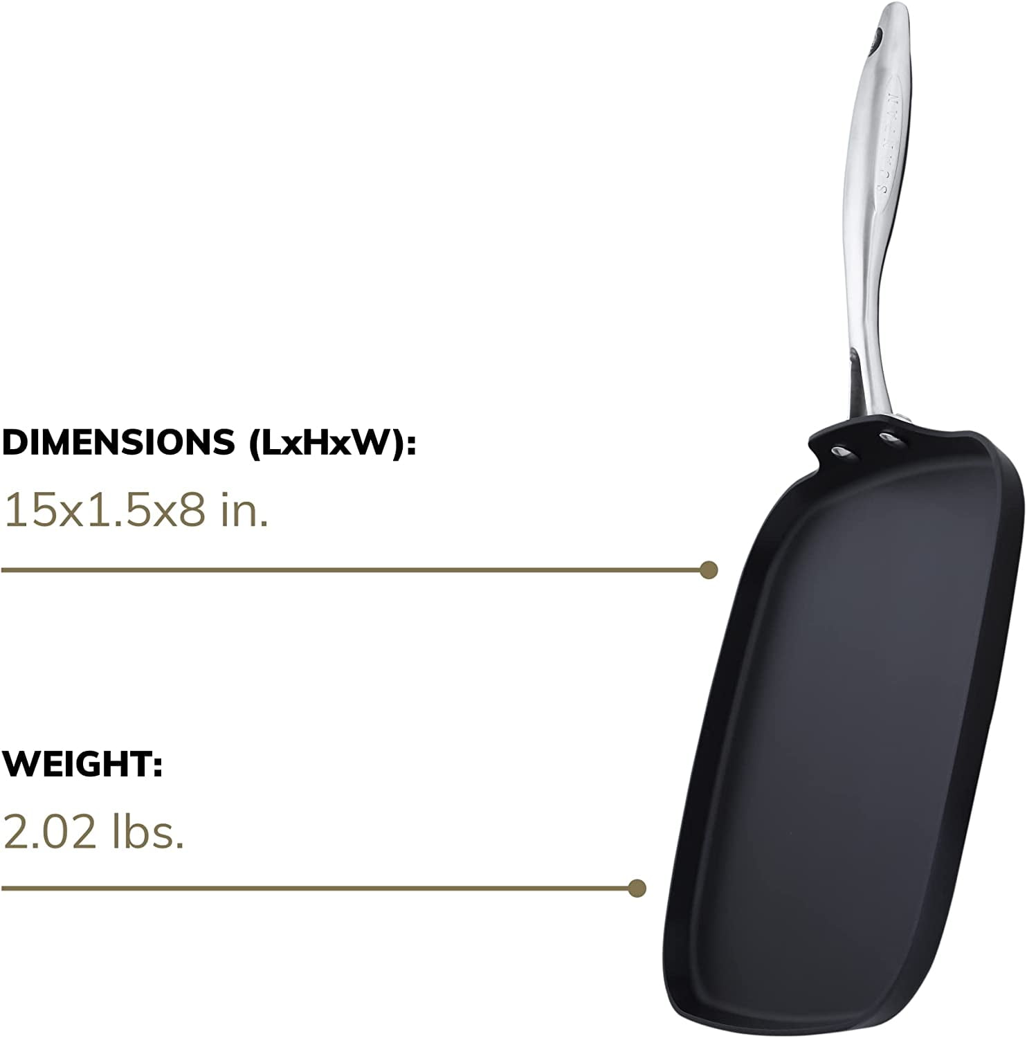 Scanpan Professional Griddle, 11-Inch by 11-Inch