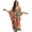 Bohemian Ethnic Print Butterfly, variant on Kaftan Dress for Women Loose Fit Caftan Lightweight Beach Cover Up Kaftan Maxi Dress Soft Breathable Fabric Swimsuit Coverups for Vacation Casual, Sunflower Leopard Print
