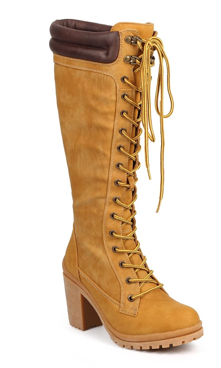 high heel work boots for men