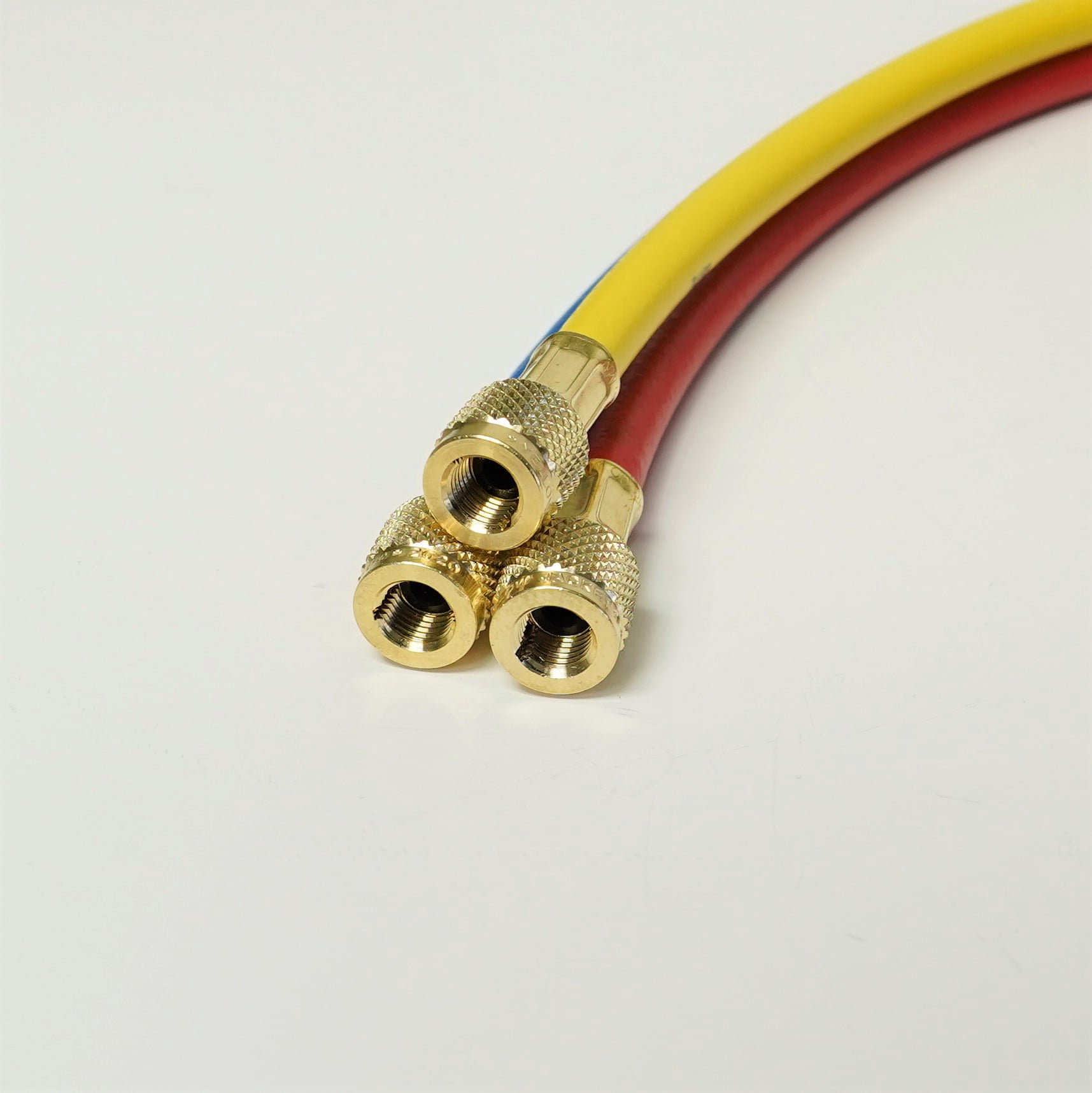 Yellow Jacket 49965 Titan 4-Valve Test & Charging Manifold, F/C, R/B Gauge, Bar/Psi, R-410A -F