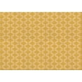 thumbnail image 1 of Ahgly Company Indoor Rectangle Patterned Bright Gold Yellow Area Rugs, 2' x 4', 1 of 1