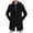 Black, variant on VSSSJ Mens Trench Coat Wool Blend Single Breasted Pea Coat Casual Slim Fit Notched Lapel Collar Jacket Warm Winter Overcoat with Hooded Black XXL