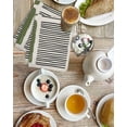 thumbnail image 4 of Sage Green Kitchen Dish Towels for Drying Dishes Set of 3, Modern Painting Farmhouse Striped Abstract Art Waffle Weave Microfiber Hand Tea Bathroom Towels Quick Dry & Absorbent Towel 15.7x23.6, 4 of 7