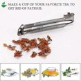 thumbnail image 3 of Stainless Steel Tea Infuser 2-piece Set, Fine Mesh Loose Leaf Tea Strainer For Detox Darjeeling Tea, 3 of 5