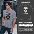 thumbnail image 4 of Greenyef Graphics I Paused My Game to Be Here Gamer Gift Funny Tee Men's T-Shirt Style-27 (Gray & Black, X-Large), 4 of 6