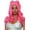 Pink, variant on Leg Avenue Women's Long Beachy Buns Wig