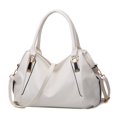 thumbnail image 3 of Bolso de hombro para mujer, nuevo, moderno, de mano, grande, de moda, de gran capacidad, informal, con aberturas diagonales, bolsos de mano para mujeres que viajan diariamente, 3 of 5