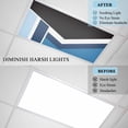 thumbnail image 4 of 3 Pack Black Blue Lines Fluorescent Light Covers for Ceiling Lights Geometric Abstract Black Dark Blue Texture Magnetic Ceiling Light Covers Overhead Light Filters for Office Classroom Home, 4 of 9