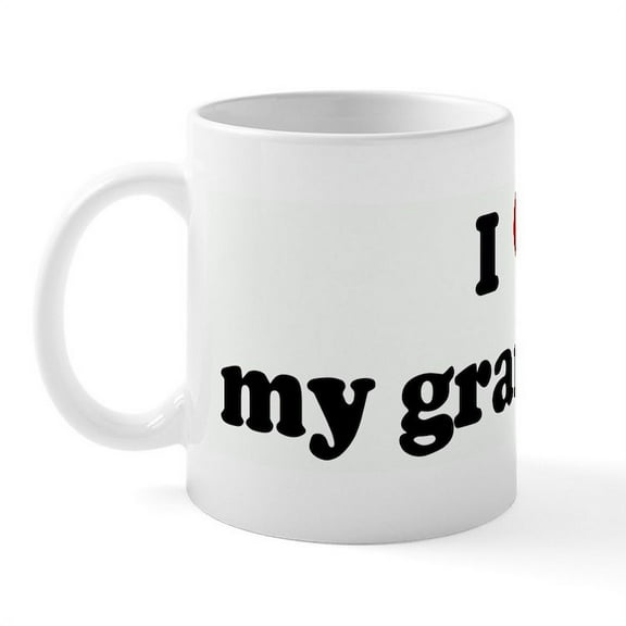 CafePress - I Love My Granddogs Mug - 11 oz Ceramic Mug - Novelty Coffee Tea Cup
