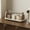 White, variant on Cup Storage Rack Organizer, Desktop Mug Shelf, Multi Compartment and Coffee Stand, Countertop Display for Kitchen and Office