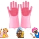thumbnail image 1 of Guantes de aseo para mascotas para baño y depilación, cepillo para perros y gatos, guante de fregado de baño, guantes de silicona para mascotas para desprendimiento, suministros de accesorios de, 1 of 7