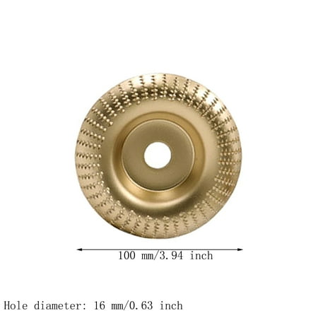 

Sebtyili Carbide Wood Sanding Carving Shaping Disc For Angle Grinder/Grinding Wheel 100mm One Size